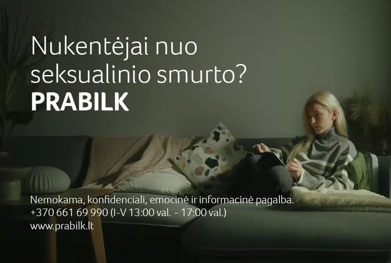 Prasideda informacinė kampanija, skirta seksualinio smurto prevencijai
